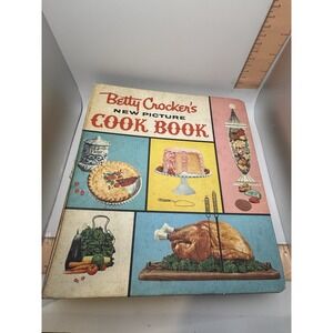 Betty Crocker New Picture Cook Book Vintage Recipe Binder McGraw-Hill Original